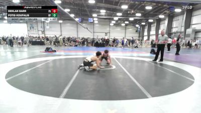 126 lbs Round Of 32 - Deklan Barr, PA vs Fotis Koufalis, NY
