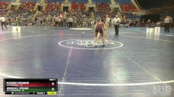 125 lbs Quarterfinals (8 Team) - Kendall Kovar, E2-Carrington vs Kassidi Monroe, W3-Bismarck