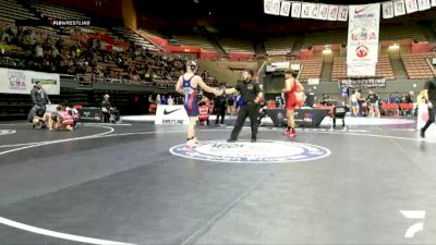 All Cadet Boys Freestyle Upper - 165 lbs Champ. Round 1 - Chris Anguiano, Surfside X Wrestling vs Riley Skolmowski, Poway Wrestling