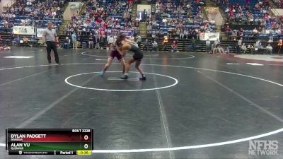 2 - 113 lbs Cons. Semi - Alan Vu, Glenvar vs Dylan Padgett, Nandua