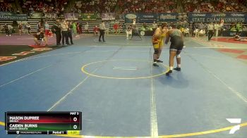 D 2 285 lbs Semifinal - Caiden Burns, North DeSoto vs Mason Dupree, Brusly