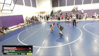 135 lbs 3rd Place Match - Nixon Wilson, SYRACUSE vs Traygan Scott, Cougars Wrestling Club