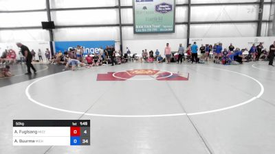 50 kg Rr Rnd 3 - Abigail Fuglsang, Team Missouri vs Anna Buurma, Michigan Rev Girls Blue