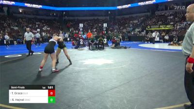 130 lbs Semifinal - Tamara Grace, Gilroy vs Sophia Hejnal, Grace Davis