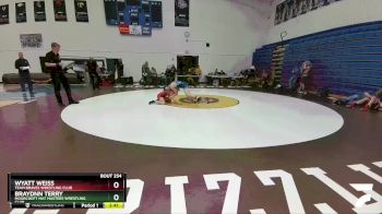 126 lbs Semifinal - Wyatt Weiss, Team Braves Wrestling Club vs Braydnn Terry, Moorcroft Mat Masters Wrestling Club