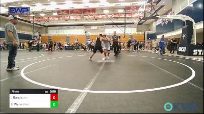 120 lbs Final - Israel Garcia, OKC Saints Wrestling vs Skye Wynn, El Reno Wrestling Club