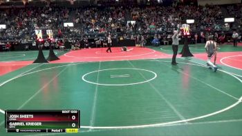 102 lbs Quarterfinal - Gabriel Krieger, GFF2 vs Josh Sheets, CPWA