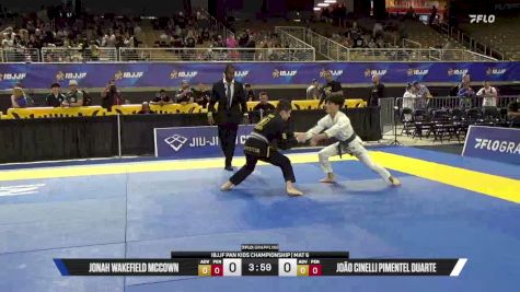 Jonah Wakefield Mccown vs João Cinelli Pimentel Duarte 2026 Pan Kids Jiu-Jitsu IBJJF Championship