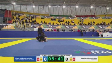 SABRINA MARTINS SCALON vs LETICIA RODRIGUES OLIVEIRA 2026 FPJJ Circuito Paulista GI Etapa 3