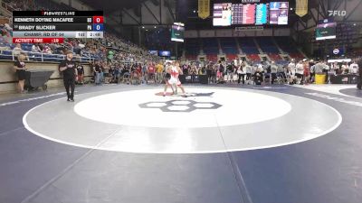 132 lbs Champ. Rd Of 64 - Kenneth Doying Macafee, SC vs Brady Slicker, PA