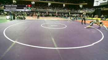 5A 157 lbs Semifinal - Bryce Palmer, Comal Smithson Valley vs Holden Jacobs, Dallas Highland Park