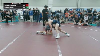 140 lbs Cons. Sub-semis - MICHAEL WOELFLE, Best Trained Wrestling vs Jackson West, Apex Grappling Academy