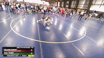 116 lbs Quarterfinal - Riah Tingey, Champions Wrestling Club vs Delanie Knight, Sanderson Wrestling Academy