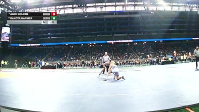 D3-106 lbs 3rd Place Match - Alex Golden, Birch Run vs Dakota Harmer, Lake Odessa Lakewood