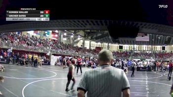 120 lbs Champ. Round 1 - Archer Bates, Aurora Wrestling Club vs Korben Waller, Cozad Wrestling Club