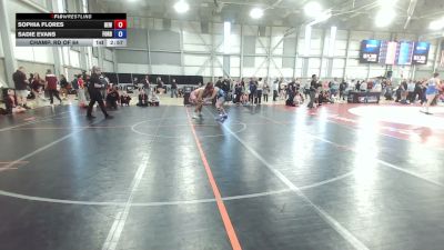 72 kg Champ. Rd Of 64 - Sophia Flores, Betterman Elite Wrestling vs Sadie Evans, FordDynastyWrestlingClub