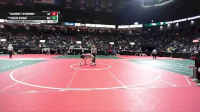 84 lbs Champ. Round 2 - Barrett Sterner, GFF3 vs Colin Stolz, MED1
