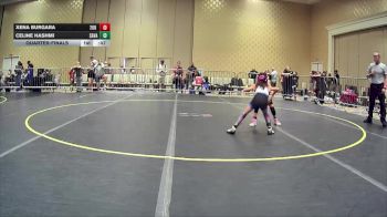 50 lbs Quarterfinal - Xena Burgara, 208 Spartans vs Celine Hashmi, Savage House WC