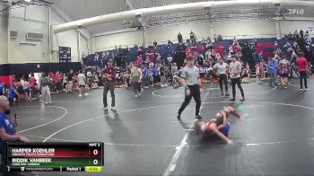 70 lbs Round 2 - Harper Koehler, Knights Youth Wrestling vs Riddik VanBeek, Cane Bay Cobras