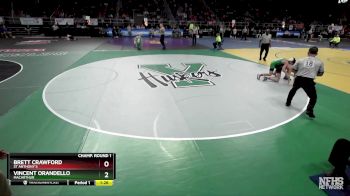 I-102 lbs Champ. Round 1 - Brett Crawford, St Anthony`s vs Vincent Orandello, MacArthur