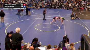 94 lbs Semifinal - Emma DellaPenta, Eden vs Maylee Moore, Alexander