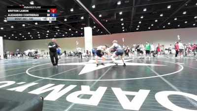 190 lbs Cons. Round 2 - Britton Lamon, OK vs Alejandro Contreras, MO