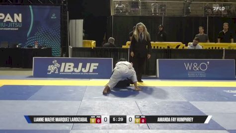 Amanda Fay Humphrey vs Lianne Maeve Marquez Lardizabal 2026 Pan Jiu Jitsu IBJJF Championship