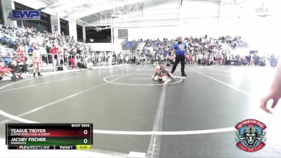 64 lbs Champ. Round 1 - Teague Troyer, SlyFox Wrestling Academy vs Jacoby Fischer, Minnesota