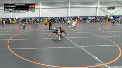 157 lbs Champ. Round 1 - Tyler Gray, Wellington vs Jaxon Foote, Unattached