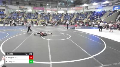 80 lbs Quarterfinal - Sarah Koppes, Milliken Middle School vs Boreum Jang, Pikes Peak Warriors