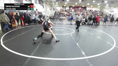 126 lbs Quarterfinal - Lucas Long, Arroyo vs Bryan Villatoro, Anaheim