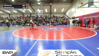 126 lbs Consi Of 8 #2 - Calynn Day, Mcalester HS vs Braelynn Hall, Broken Arrow Girls