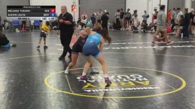 130 lbs Rr Rnd 5 - Melania Turano, Razor PinkWave - GK12E vs Alexis Lauta, Quest - GK12E