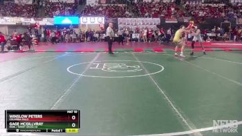 A - 138 lbs 5th Place Match - Winslow Peters, Columbia Falls vs Gage McGillvray, Park / Sweet Grass Co