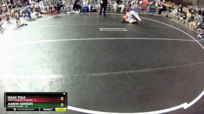 95 lbs Round 1 (4 Team) - Aaron Hanson, Kansas Mamba vs Isaac Folk, South Dakota Thunder