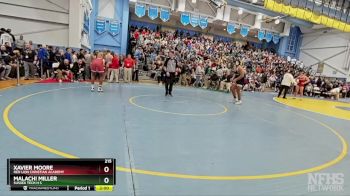 215 lbs Champ. Round 1 - Xavier Moore, Red Lion Christian Academy vs Malachi Miller, Sussex Tech H S