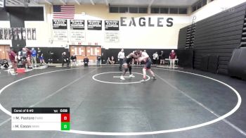 285 lbs Consi Of 8 #2 - Matt Pastore, Fairfield Warde vs Marquise Eason, New Britain