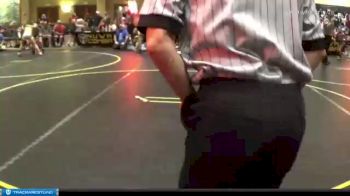 92 lbs Round 3 (6 Team) - Frankie Milne, Ares Black vs Ryker Hackney, The Untouchables Black