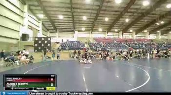 135 lbs Round 2 (10 Team) - Nya Jolley, UTAH1 vs Aubrey Brown, OKLAHOMA