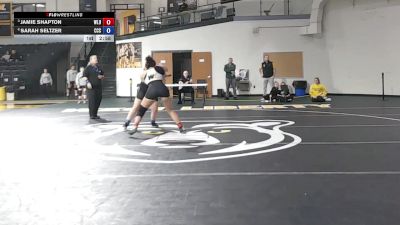 207 lbs Quarterfinal - Jamie Shapton, West Liberty vs Sarah Seltzer, Cedar Crest