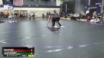 JV-15 lbs Round 2 - Callum Wu, Iowa City, Liberty vs Maddi Schmidt, Central Community, Elkader