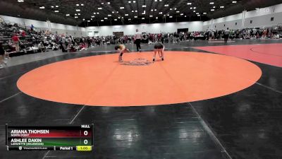 100 lbs Cons. Round 3 - Ashlee Dakin, Lafayette (Wildwood) vs Ariana Thomsen, North Point