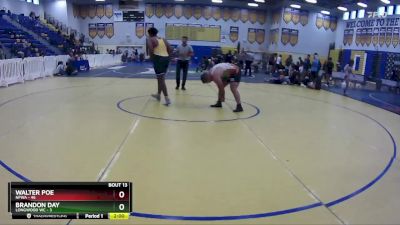 215 lbs Round 4 (8 Team) - Brandon Day, Longwood WC vs WALTER POE, NFWA