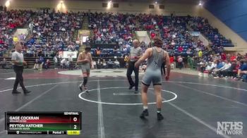 3 - 138 lbs Semifinal - Gage Cockran, William Byrd vs Peyton Hatcher, Staunton River