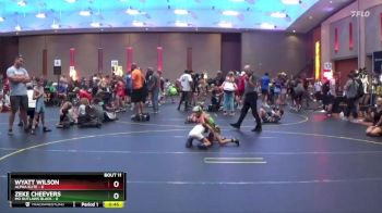49 lbs Finals (8 Team) - Wyatt Wilson, Alpha Elite vs Zeke Cheevers, MO Outlaws Black