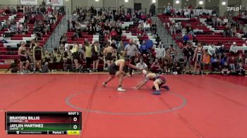 150 lbs Round 1 (16 Team) - Brayden Billig, Sparkman vs Jaylen Martinez, Jasper