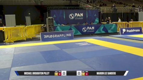 Marion Lee Sanders vs Michael Broughton Pilley 2025 Pan Jiu Jitsu IBJJF Championship