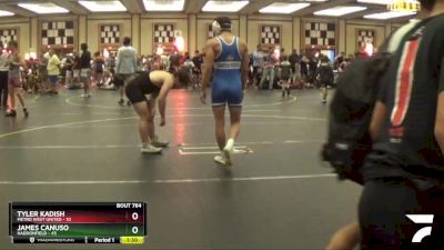 138 lbs Cons. Round 5 - James Canuso, Haddonfield vs Tyler KAdish, Metro West United