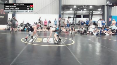 129 lbs Rr Rnd 4 - Carson Blum, Michigan Premier Red - BHS vs Bradley Wagner, 4M - BHS
