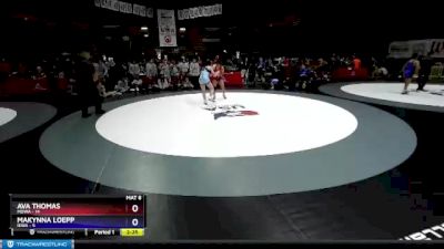 132 lbs Round 3 (12 Team) - Ava Thomas, MDWA vs Makynna Loepp, IEWA